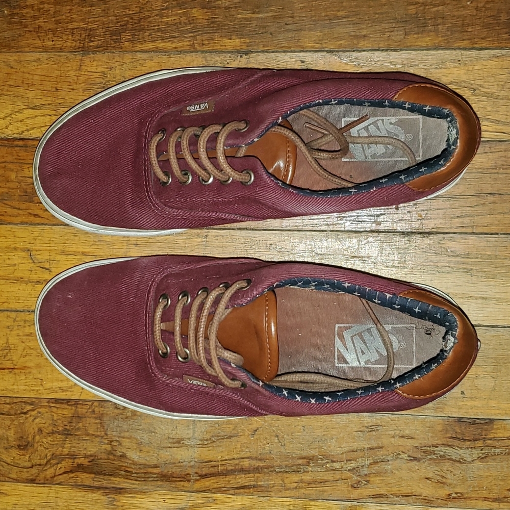 Burgundy 9.5 US Womens Vans sneakers